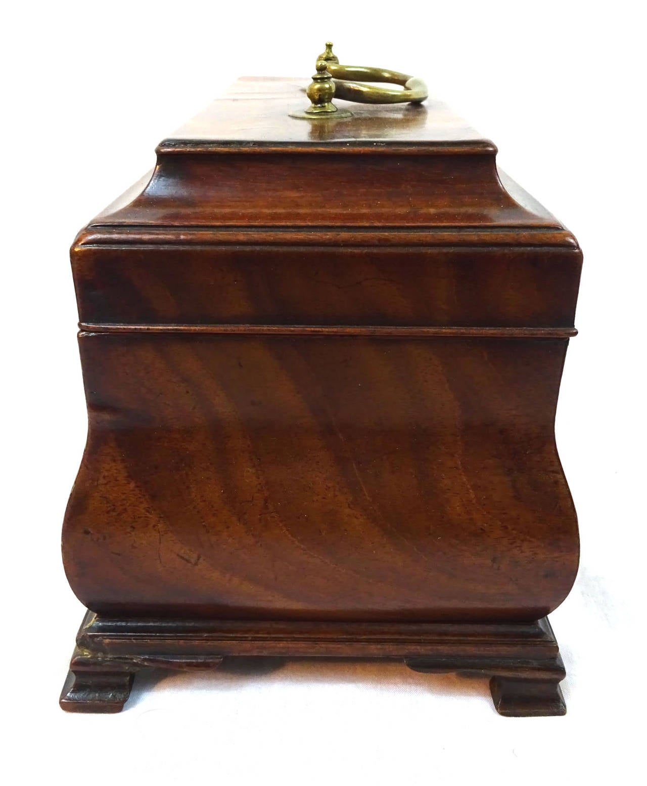 19th Century English Mahogany Tea Caddy 6