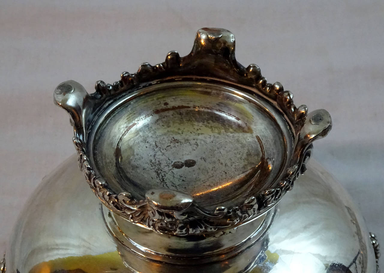 Pair of Early 20th Century French Silver Plated Compotes 5