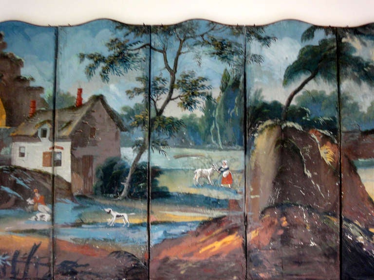 19th Century 8 Panel Screen For Sale