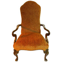 Early 20th Century American Mahogany Armchair in the George I Style