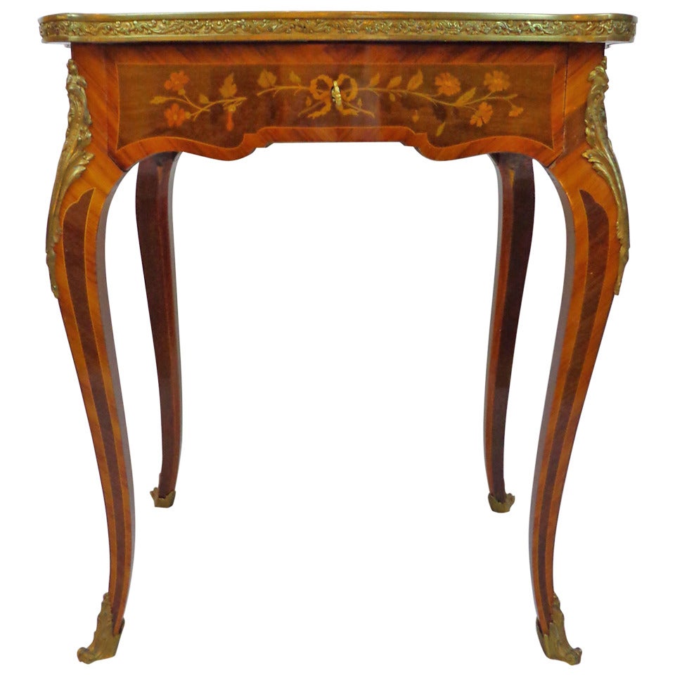 19th Century French Small Table Vanity For Sale
