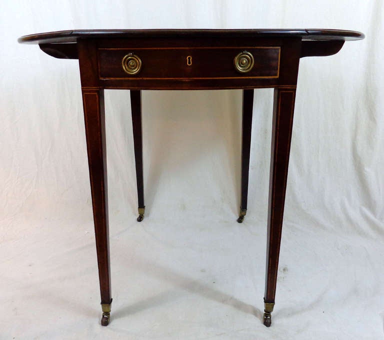 19th Century English Mahogany Pembroke Table 2