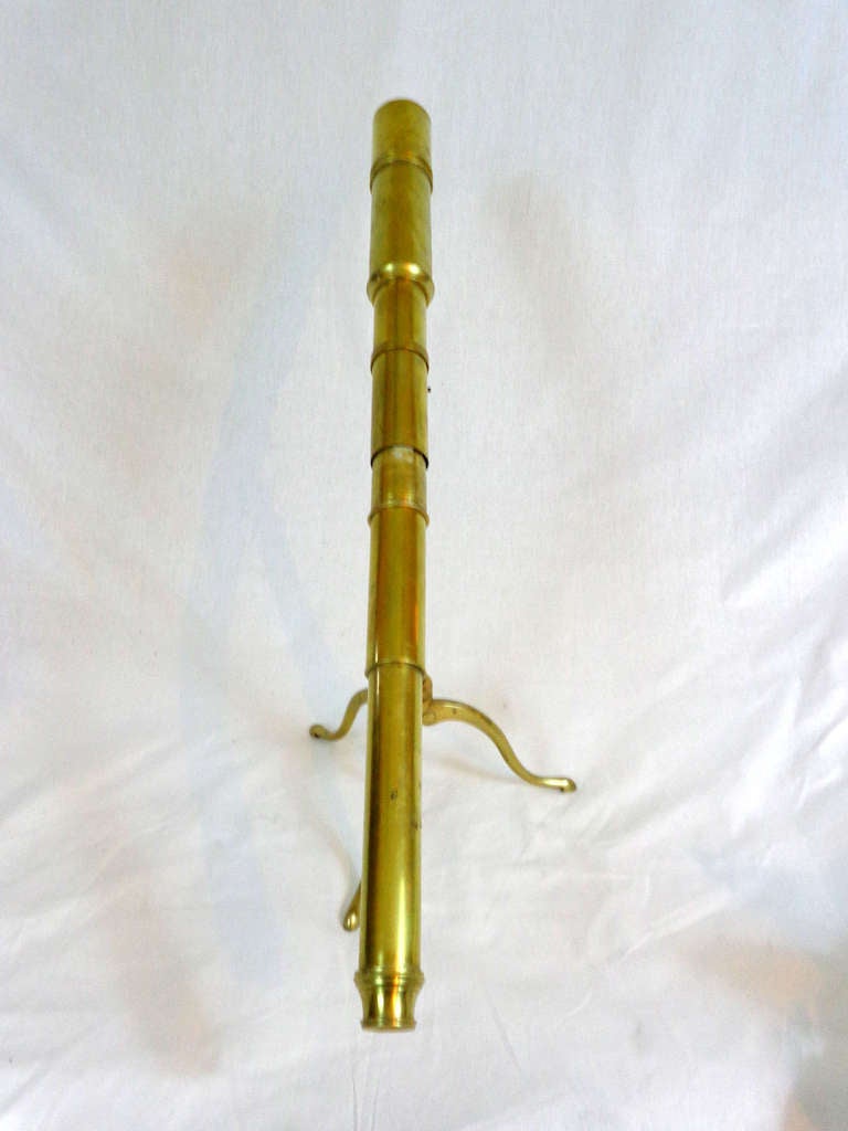 19th Century Brass Telescope by E.O. Tindall & Sons For Sale 3