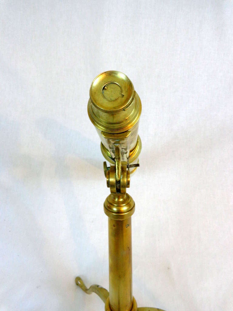 19th Century Brass Telescope by E.O. Tindall & Sons For Sale 5