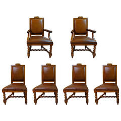 Set of Six 20th Century Dining Chairs by Ralph Lauren