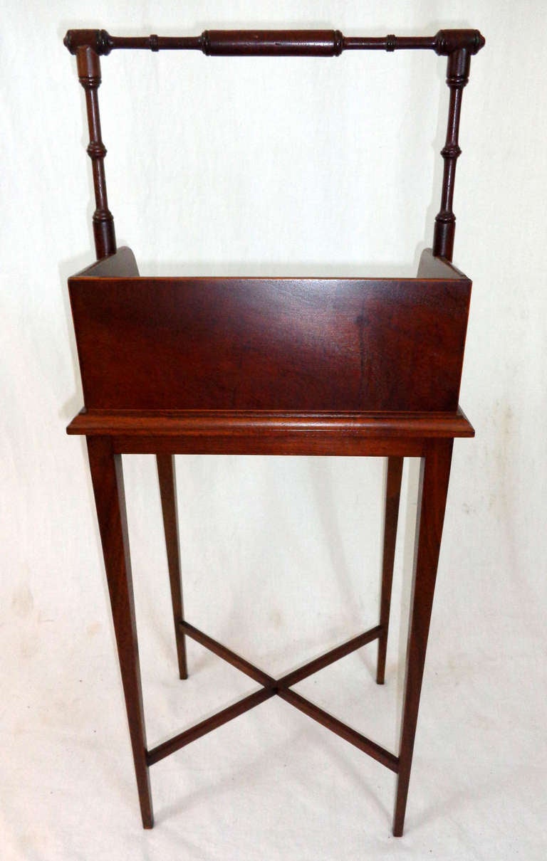 19th c. English Regency Mahogany Tray Table 3