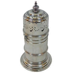 19th Century Sterling Silver Sugar Shaker by Howard & Co.