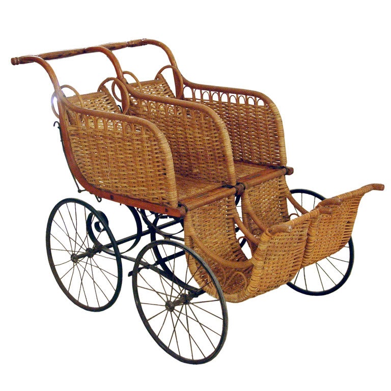 Heywood American Twin Baby Carriage