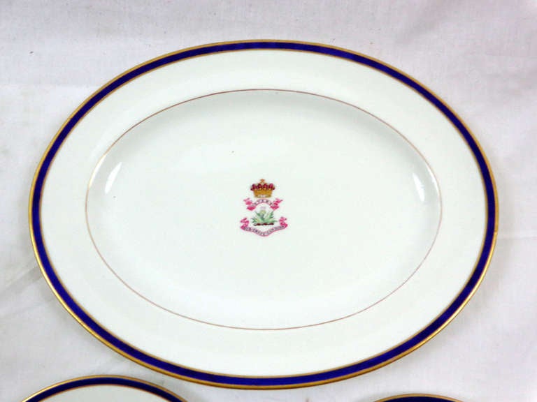 Set of 9, 19th Century Porcelain Dishes by Wedgwood, Copeland 1