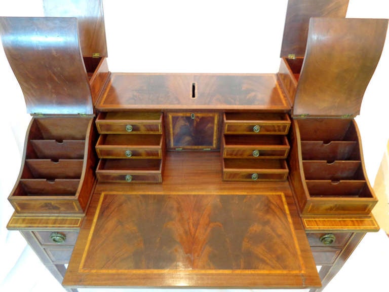 Mahogany 19th c. Carlton House Style Desk