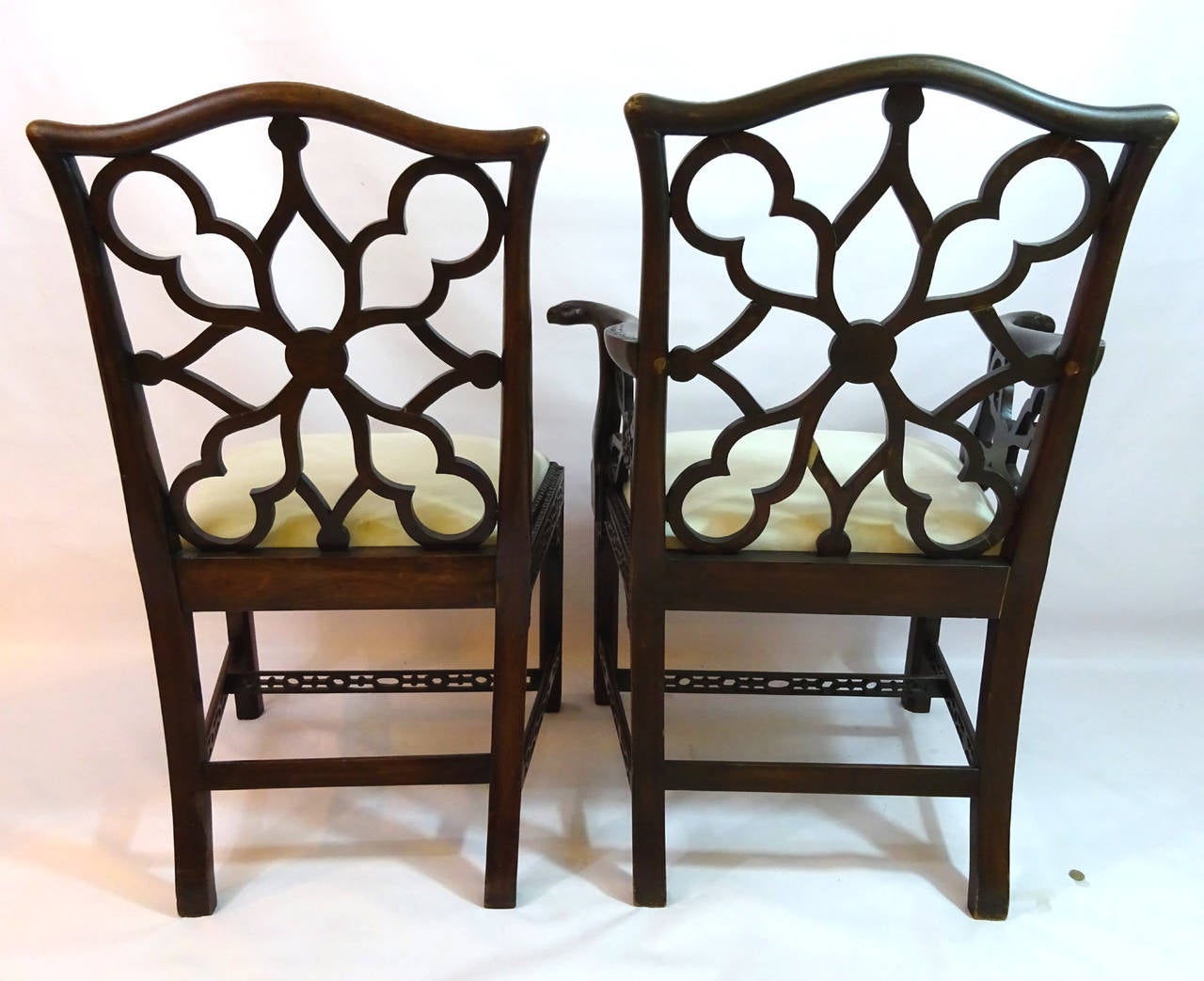 Set of Eight 19th Century English Mahogany Dining Chairs 7