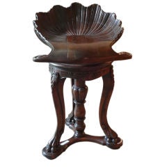 Grotto Shell Swivel Stool