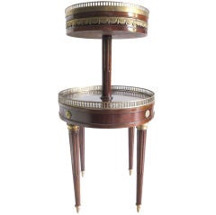 Louis XVI Style Mahogany & Marble Top Table