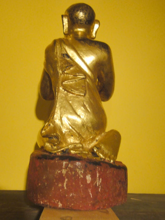 Burmese  Kneeling Monk