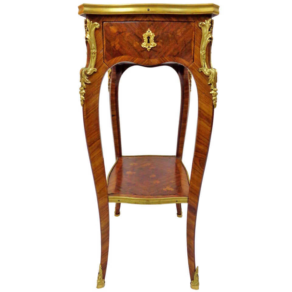 Late 18th Century Louis XV Period Side Table For Sale