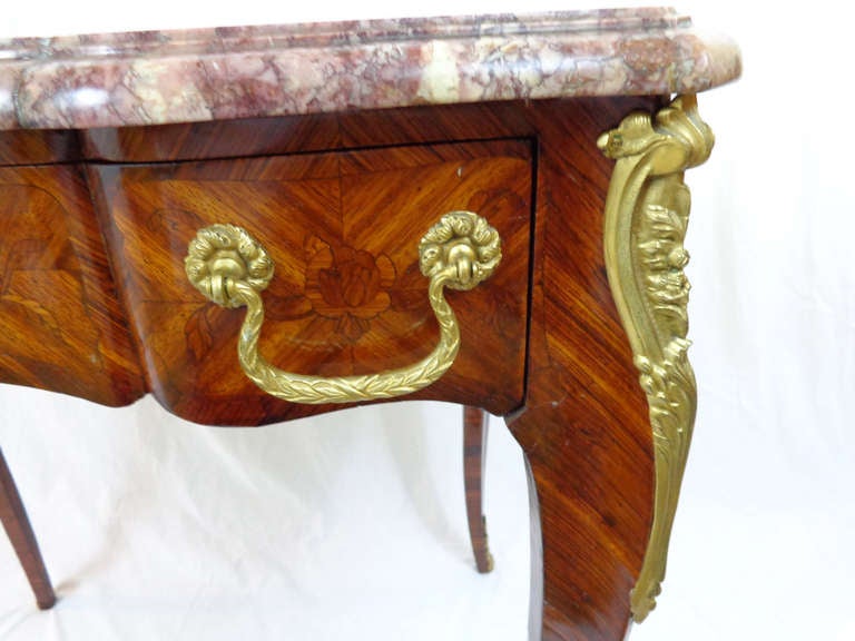 Kingwood 19th c. Louis XV Style Writing Table For Sale