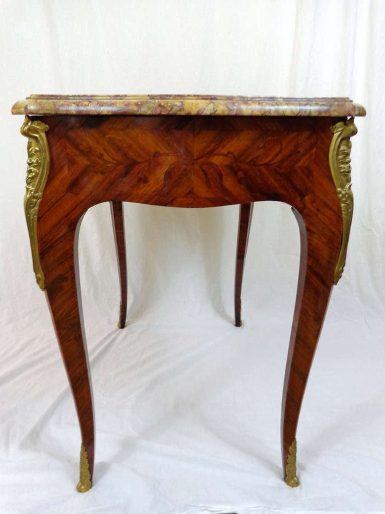 19th c. Louis XV Style Writing Table For Sale 3
