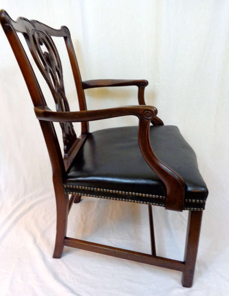 18th c. Chippendale Style Armchair 1