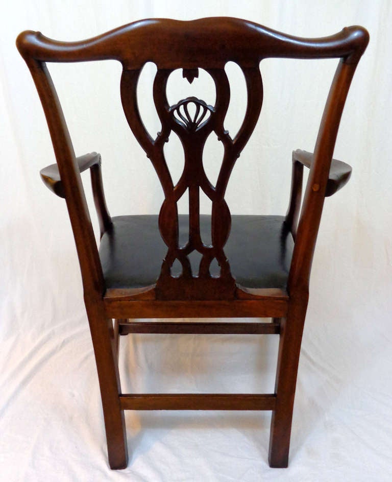 18th c. Chippendale Style Armchair 3