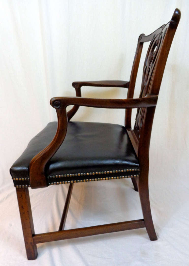 18th c. Chippendale Style Armchair 4
