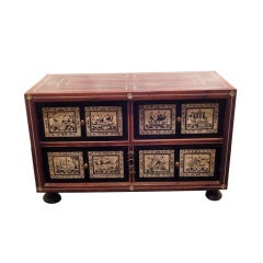 19th Century Cartonnier with Ivory Inlay