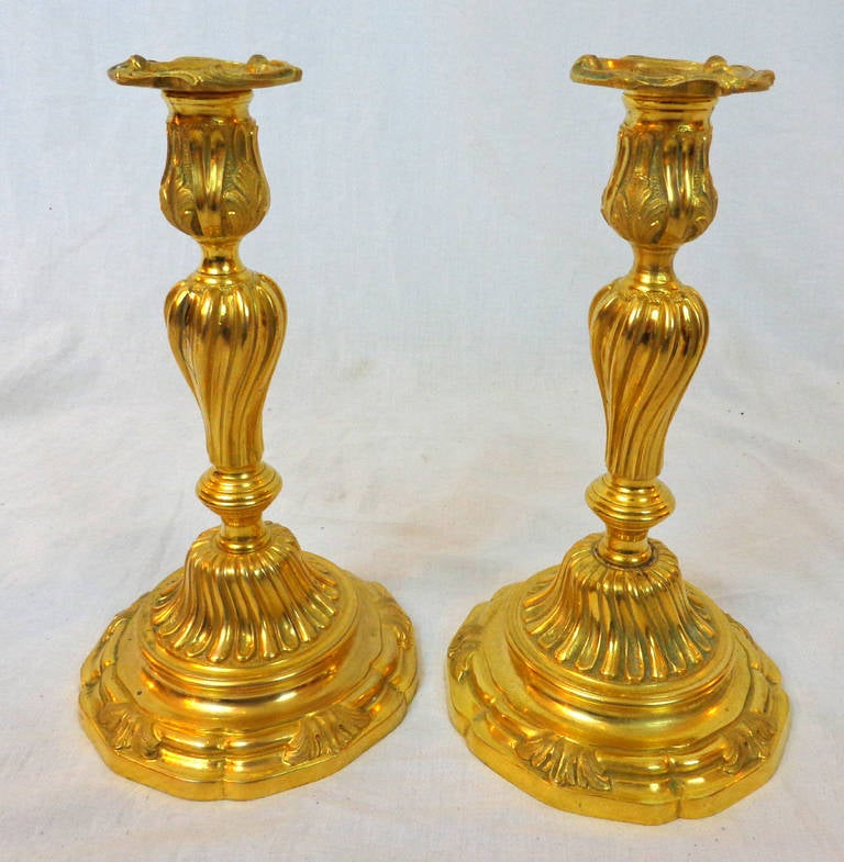 French 19th Century Regénce Style Candlesticks For Sale