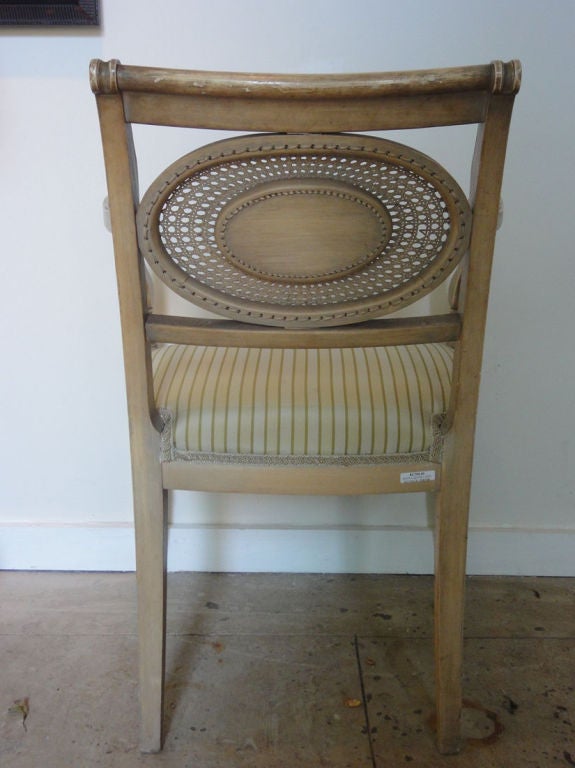 Pair of Painted Regency Style Chairs