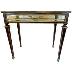 Antique Louis XVI Style Mahogany and Ormolu Vitrine