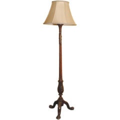 Beautifully Carved English Giltwood Floor Lamp