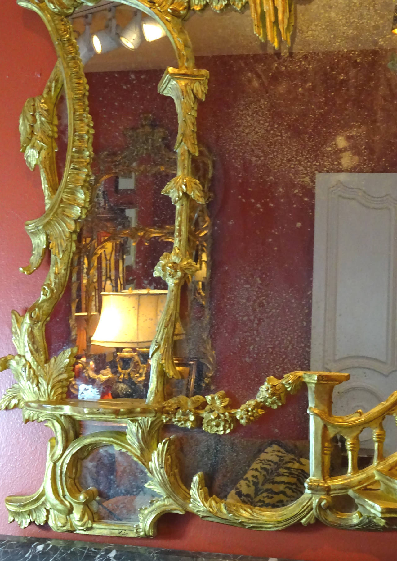 Chinoiserie Style Gilt Mirror inspired by the Doris Duke Collection 5