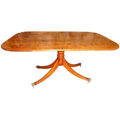 Early 20th Century English Breakfast Table with Rounded Corners