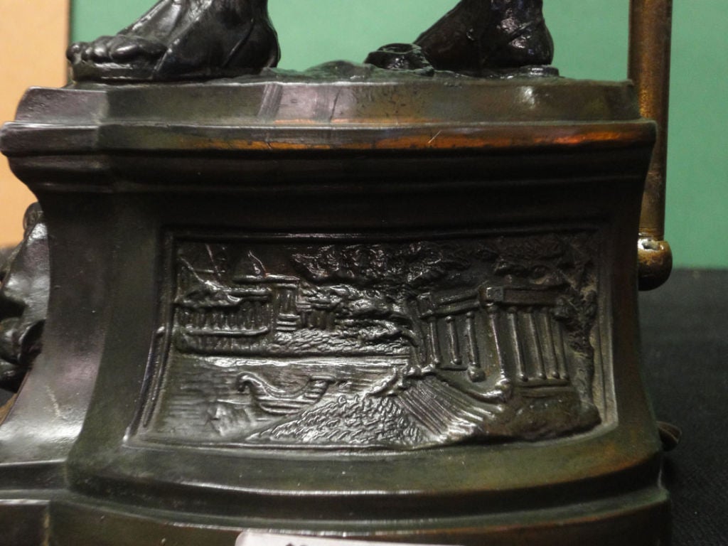 A Pair of Late 19th Century Sculptures as Lamps 7