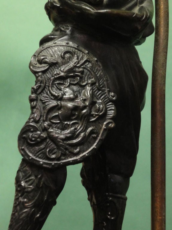 A Pair of Late 19th Century Sculptures as Lamps 4