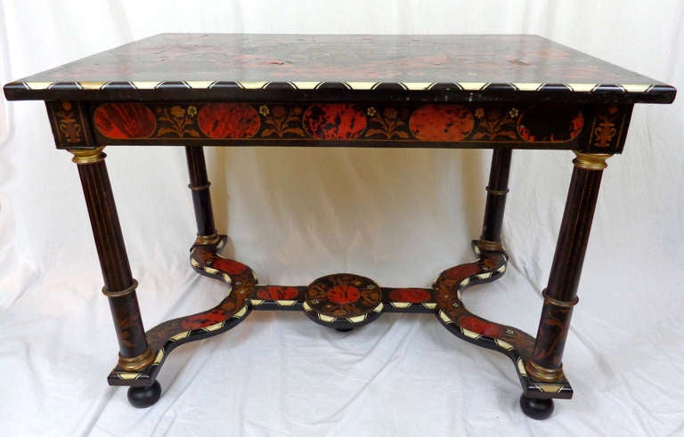 19th c. Italian Exotic Inlayed Table 4