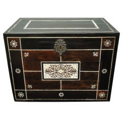 Small Flemish Chest with Inlaid Ivory