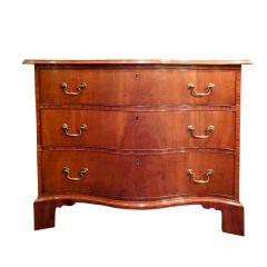 English Serpentine Front Chest