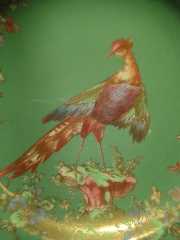 Porcelain Set of Twelve Spode Copeland's Phoenix Dinner Plates
