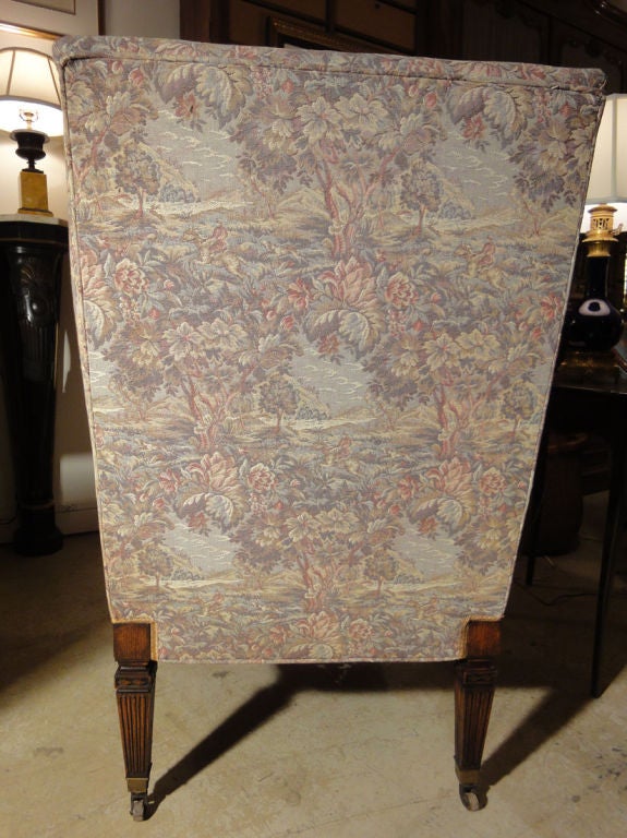 Sheraton Style Wing Chair with Attached Reading Stand 2