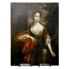 18th Century Elegant Small Portrait of a Lady