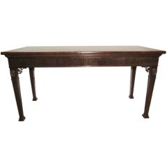 George III Style English Mahogany Serving Table