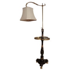 Bronze & Coromandel Lamp Table Attributed to Jansen