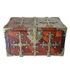 Period Louis XIVth Coffre de Voyage with Brass Fittings/Handles