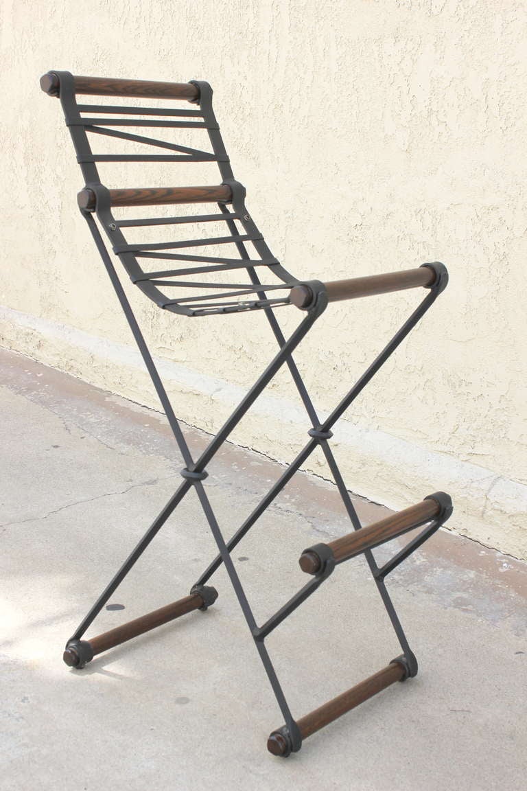 Set of four Cleo Baldon stools.