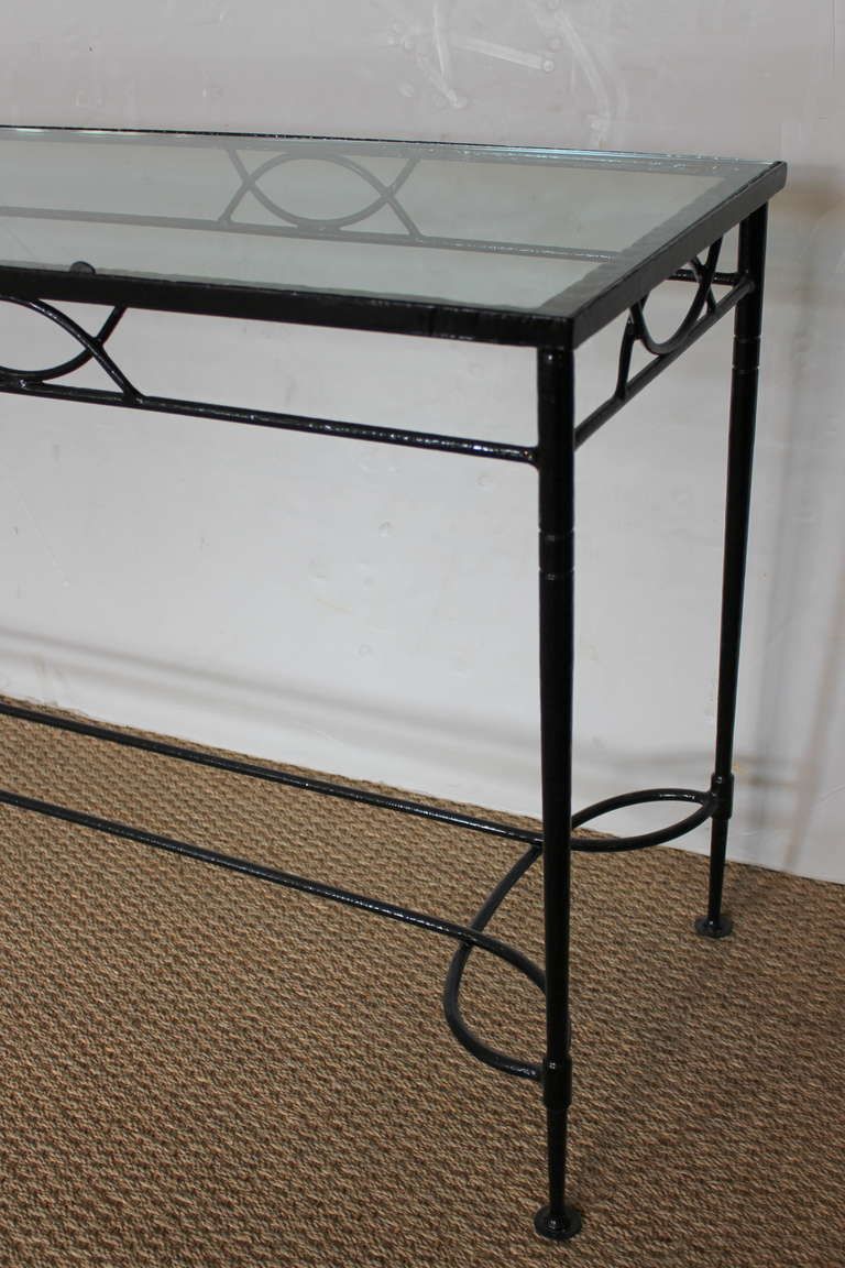Mid-20th Century Iron Console For Sale