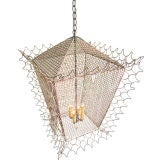  French Bird Cage Mounted as a Lantern