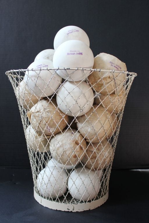 Vintage Polo Balls Marked British India