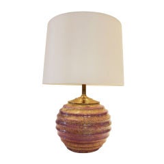 1930s French Ceramic Table Lamp