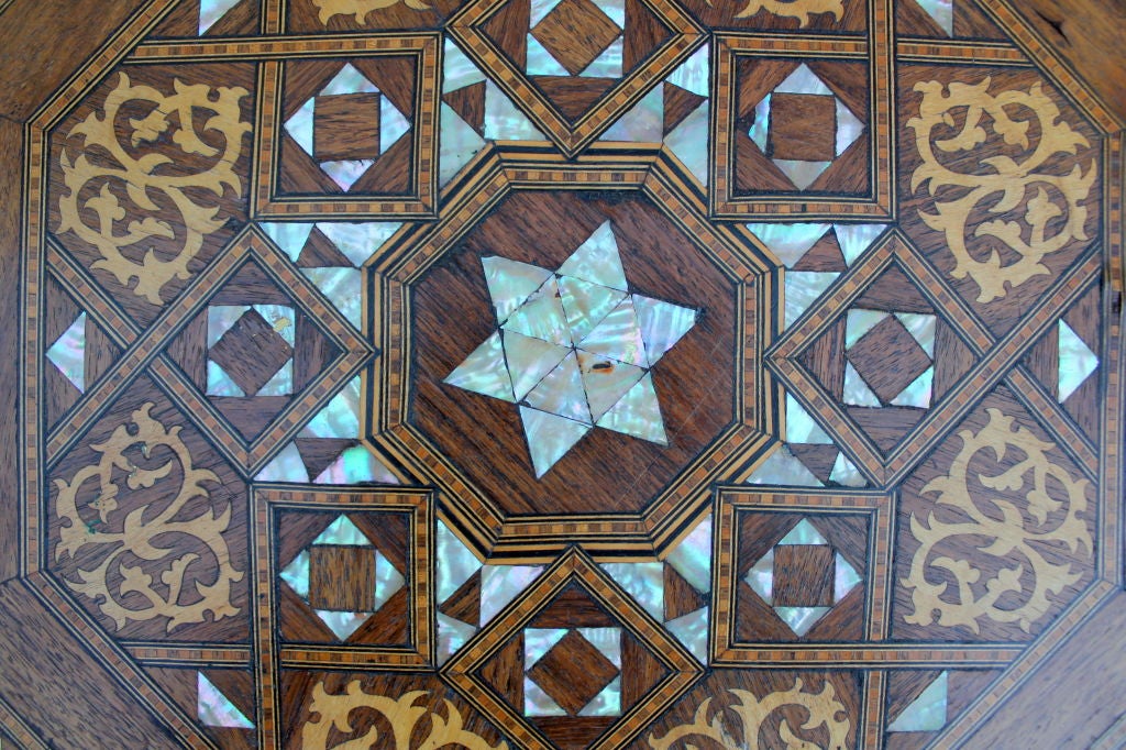 20th Century Syrian Octagonal Side Table