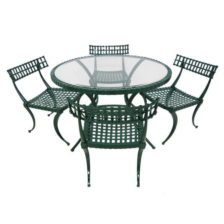 Thinline Cast Aluminum Dining Set