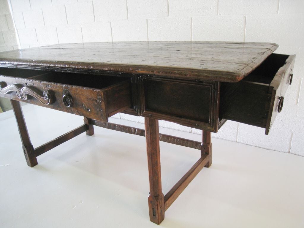19th Century Large Spanish Table / Desk For Sale